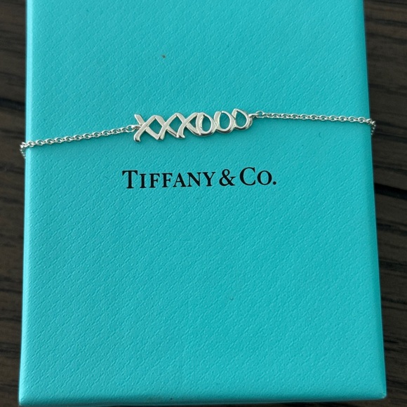 Tiffany & Co. Silver XO Chain Bracelet 6.5” Rare - Picture 2 of 9